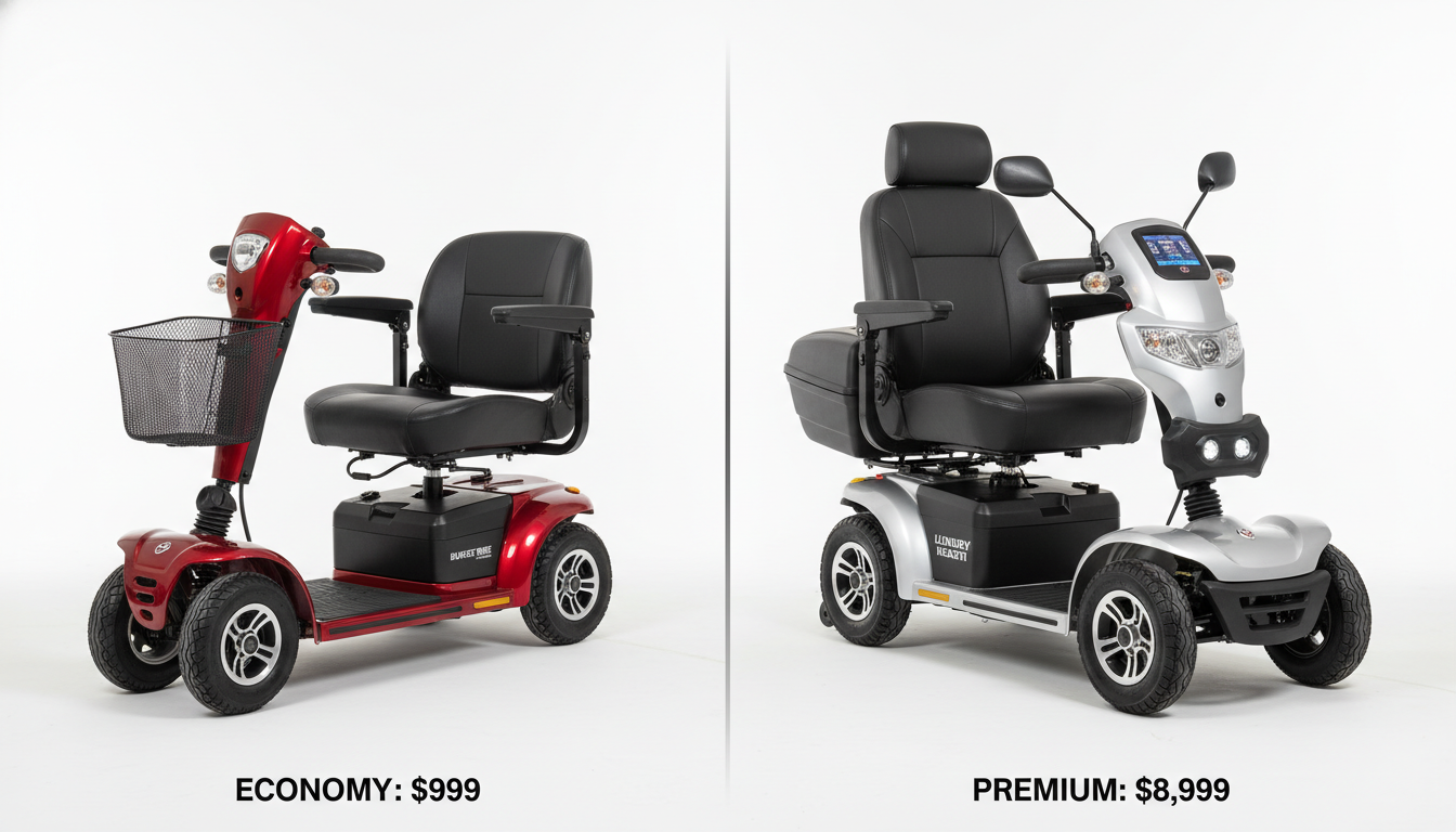 Segmart vs Vive Mobility Scooter Comparison