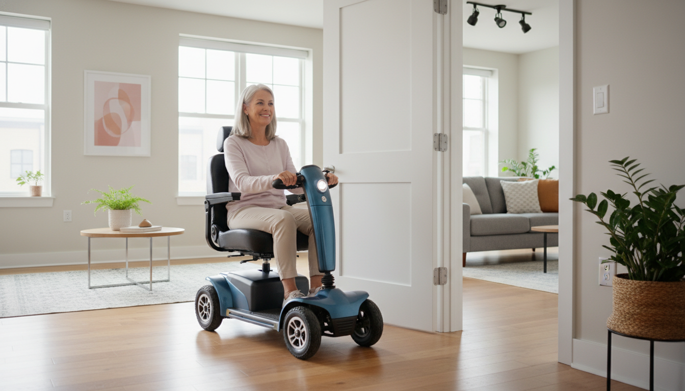 Zero Turn Mobility Scooter for Indoor Use